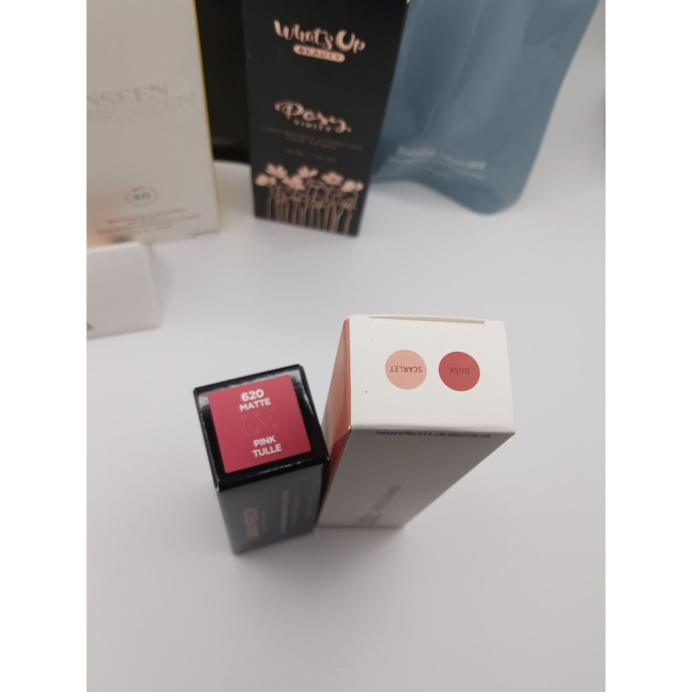 Makeup Lot Brushes Lipstick Mascara Sunscreen - Picture 2 of 4